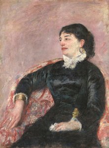 Egy olasz hölgy portréja alkotó: Mary Cassatt