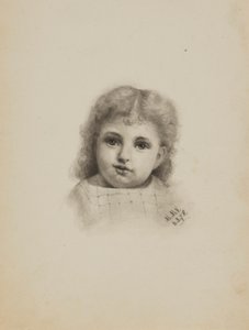 Cím nélkül (Gyermekfej) alkotó: Mary Vaux Walcott