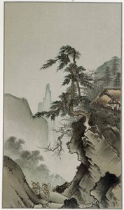 Japán kampány. Kano Masanobunak tulajdonított festmény alkotó: Masanobu Kano