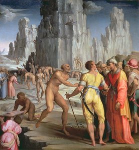 A gyémántbánya, 1570-71 (panel)