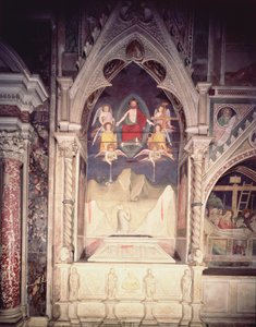 Vernio Chapel utolsó ítélete a Bardiból (friss) alkotó: Maso di Banco Giottino
