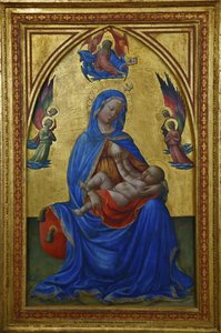 Szűz és gyermek, 1435 körül alkotó: Tommaso Masolino da Panicale