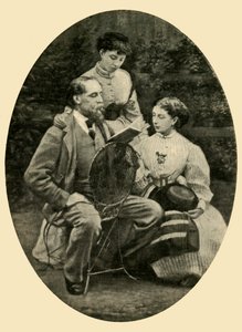 "Charles Dickens felolvas a lányainak, 1865", 1910