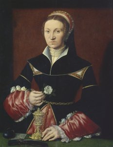 Hölgyportré, 1536 alkotó: Master A.W.