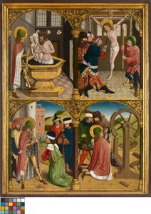 Szent György legendája, 1500-10 körül (olaj, tábla) alkotó: Master Bruges