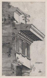 A nagyszerűség római tükre: dór rend, kb. 1537., kb. 1537