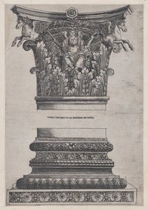 Pegazus fővárosa a Mars Ultor templomból és dec..., kb. 1537