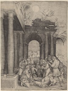 A Pásztorok imádata alkotó: Master HFE after Domenico Beccafumi