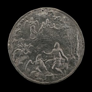 Szent János komponáló kinyilatkoztatás Patmoszról, 1570-es évek alkotó: Master H.G.