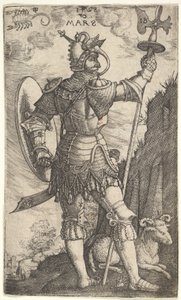 A Mars az Istenek, akik a bolygó felett uralkodnak, 1528-ból.
