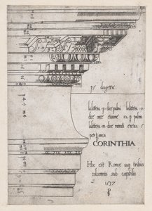 Castor és Pollux-templom dísztárgya, Róma, 1537., 1537