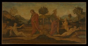Ádám és Éva teremtése alkotó: Master of Apollo and Daphne