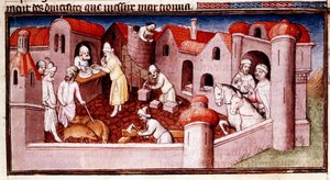 Jelenet Marco Polo Csodák könyvéből..., 15. század eleje alkotó: Master of Boucicaut