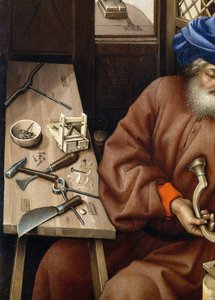 Angyali üdvözlet triptichon (Merode oltárkép), 1427-1432 körül (olaj, tölgy) alkotó: Master of Flémalle