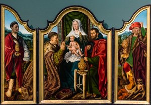 A bölcsek imádása, 1510 körül (Tempera és olaj, fa (tölgyfa))