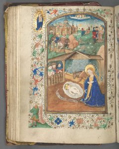 Órakönyv (Utrecht-i használat): fol. 62v, A születésnap