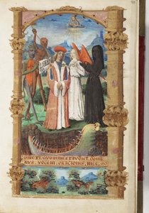 A halál allegóriája Órák könyve, c. 1510