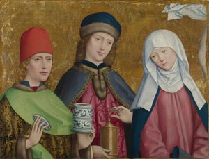 Szent Kozma és Damian és a Szűz A Liesborn oltárkép, kb. 1470-1480