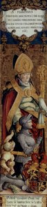 Szent Márton koldussal és az alapító Gottfried Werner von Zimmernnel alkotó: Master of Messkirch