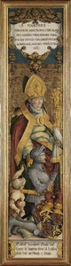 Tours-i Szent Márton Gottfried Werner von Zimmerrel és egy koldussal alkotó: Master of Messkirch
