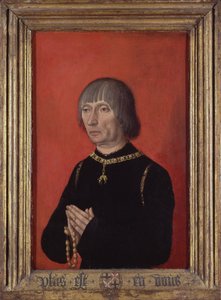 Lodewijk van Gruuthuuse portréja, 1472-82 körül (olaj, tábla) alkotó: Master of Portraits of Princes