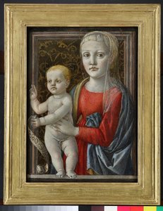 Madonna és gyermeke, 1440-1450 körül alkotó: Master of Pratovecchio