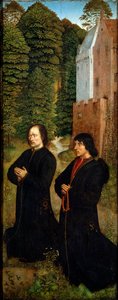 „A Cipészek Céhének két képviselője”, c1492-c1494 alkotó: Master of Saint Crispin and Crispinian