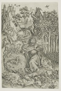 Keresztelő Szent János a pusztában alkotó: Master of Saint John the Baptist