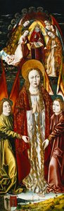A Magdolna mennybemenetele; és Az Angyali üdvözlet alkotó: Master of Santa Maria de la