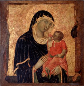 Szűz gyermekkel (Festmény, 1350 körül) alkotó: Master of Santa Maria di Castello