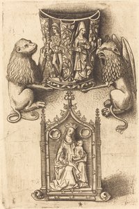 Tervezés főzőpohárhoz és paxhoz alkotó: Master of St. Sebastian