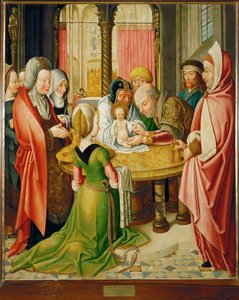 Körülmetélés, az oltár két táblájának egyike ... alkotó: Master of St. Severin