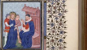 Krisztus Pilátus előtt Órakönyv, 1400-as évek alkotó: Master of Troyes