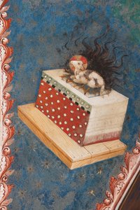 "A misztikus bárány", az emberiség megváltásáért való áldozat szimbóluma, 1420 körül (freskó)