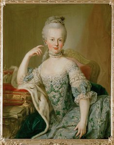 Marie Antoinette főhercegnő (festmény) alkotó: Master of the Archduchess Portraits