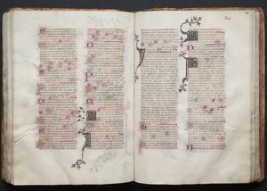 A Gotha Misekönyv: Fol. 111r, Szöveg, c. 1375. alkotó: Master of the Boqueteaux