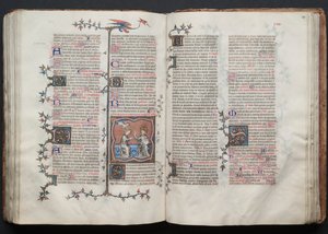 A Gotha Misekönyv: Fol. 120r, Szöveg, c. 1375. alkotó: Master of the Boqueteaux