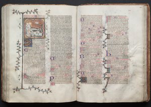 A Gotha Misekönyv: Fol. 123r, Szöveg, c. 1375. alkotó: Master of the Boqueteaux