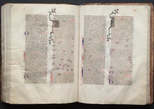 A Gotha Misekönyv: Fol. 135r, Szöveg, c. 1375. alkotó: Master of the Boqueteaux