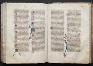 A Gotha Misekönyv: Fol. 136r, Szöveg, c. 1375. alkotó: Master of the Boqueteaux