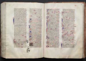 A Gotha Misekönyv: Fol. 137r, Szöveg, c. 1375. alkotó: Master of the Boqueteaux