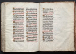 A Gotha Misekönyv: Fol. 158r, Szöveg, c. 1375. alkotó: Master of the Boqueteaux