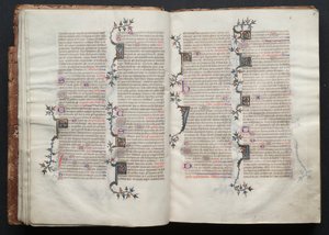 A Gotha Misekönyv: Fol. 15r, Szöveg , c. 1375. alkotó: Master of the Boqueteaux