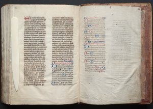 A Gotha Misekönyv: Fol. 164r, Szöveg, c. 1375. alkotó: Master of the Boqueteaux