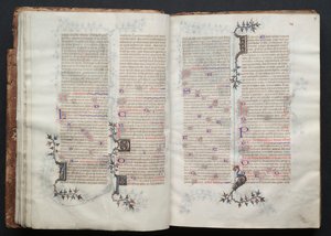 A Gotha Misekönyv: Fol. 17r, Szöveg, c. 1375. alkotó: Master of the Boqueteaux