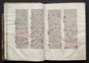 A Gotha Misekönyv: Fol. 24r, Szöveg, c. 1375. alkotó: Master of the Boqueteaux