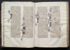 A Gotha Misekönyv: Fol. 33r, Szöveg, c. 1375. alkotó: Master of the Boqueteaux