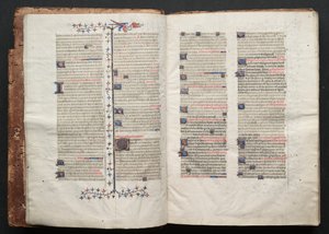 A Gotha Misekönyv: Fol. 3r, Szöveg , c. 1375. alkotó: Master of the Boqueteaux