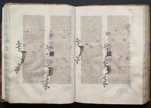 A Gotha Misekönyv: Fol. 42r, Szöveg, c. 1375. alkotó: Master of the Boqueteaux
