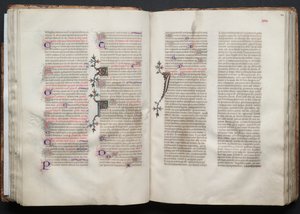 A Gotha Misekönyv: Fol. 44r, Szöveg, c. 1375. alkotó: Master of the Boqueteaux
